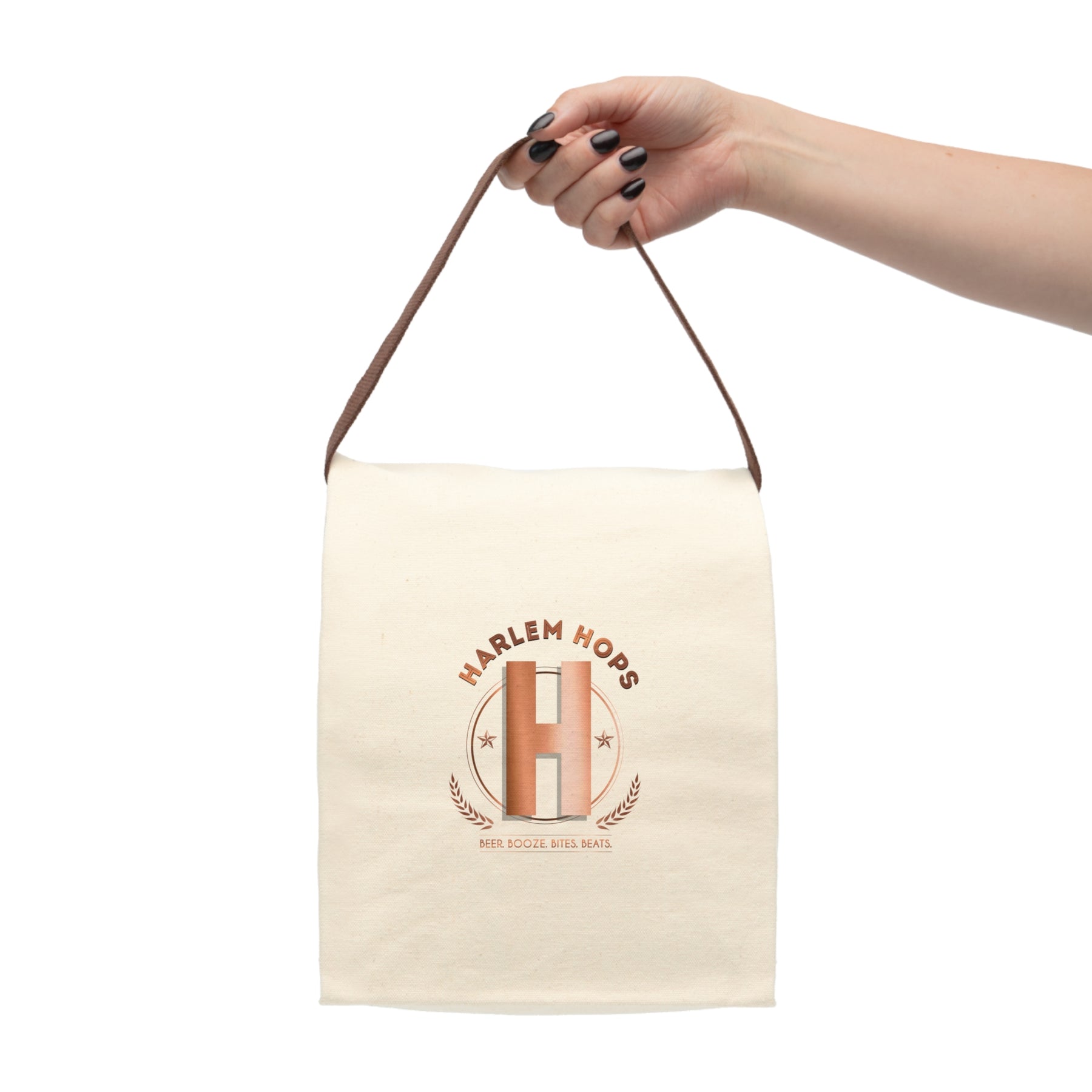 Canvas Lunch Bag With Strap