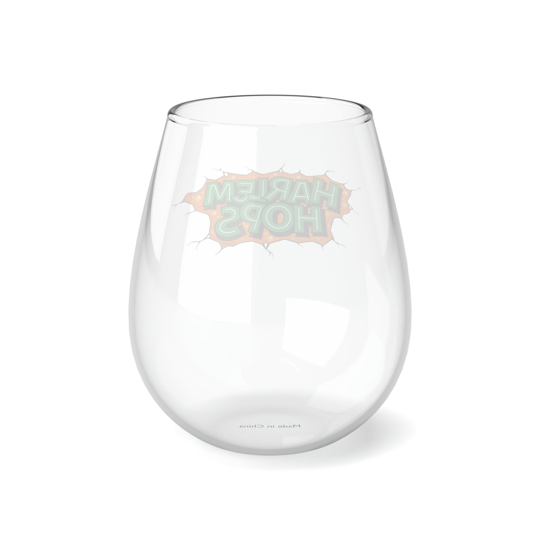 Doug Aldrich Graffiti Logo Stemless Wine Glass, 11.75oz